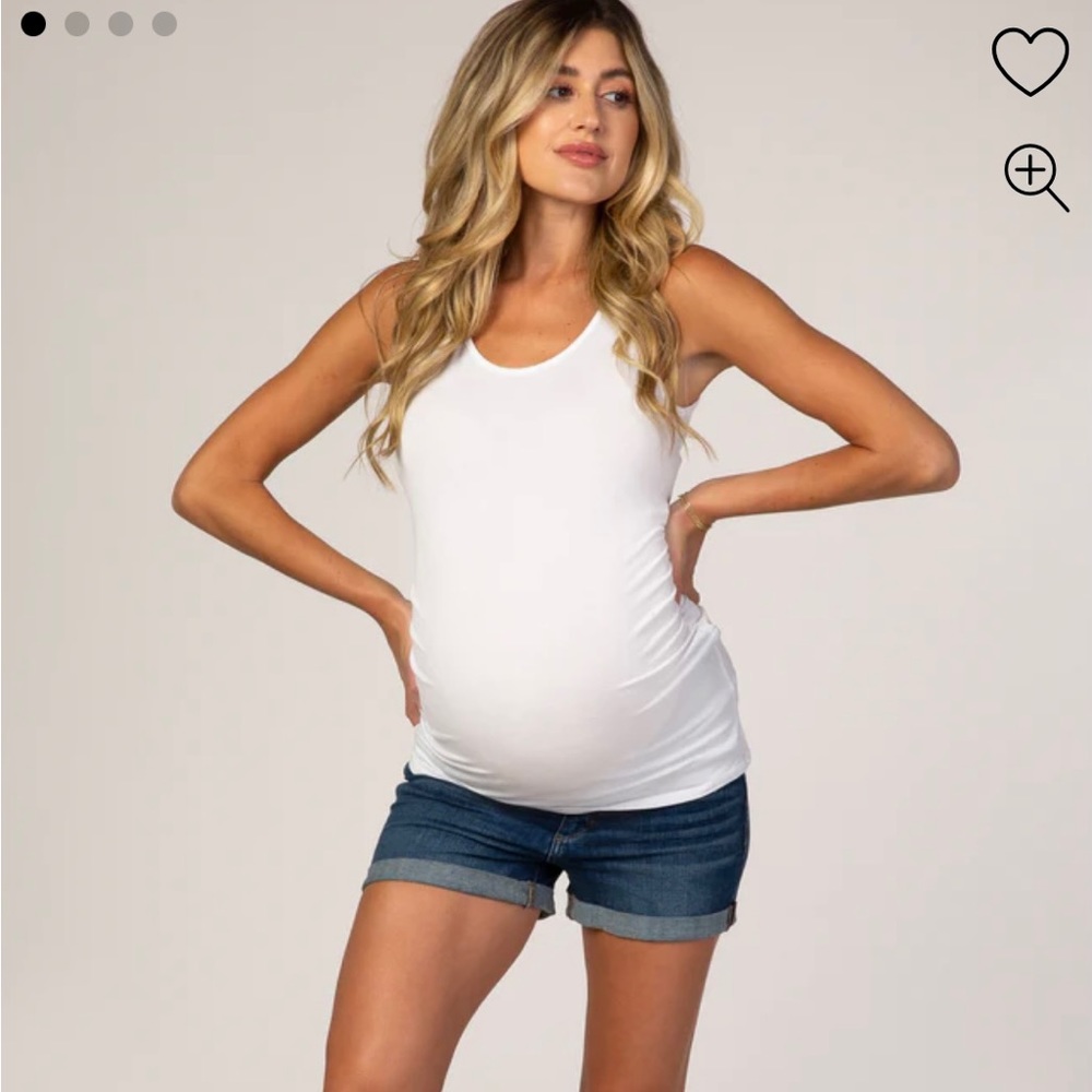 A Pea In The Pod Maternity Jean Shorts Size Small